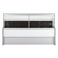 Refrigerated display case 121.5h x 200w x 79d cm grey 2000mm