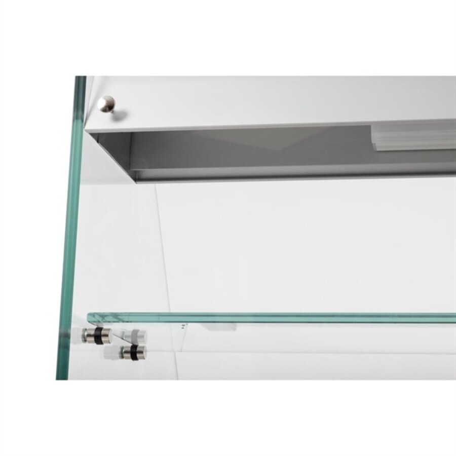 Kühlvitrine 121,5h x 200b x 79t cm grau 2000mm