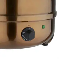 Soup kettle copper finish 37.5hx33Øcm