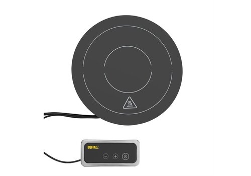  Buffalo Plaque de cuisson à induction 1000 W 6,8 h x 24,5 l x 24,5 p cm 