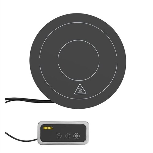  Buffalo Plaque de cuisson à induction 1000 W 6,8 h x 24,5 l x 24,5 p cm 