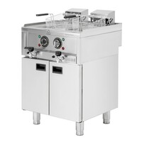 600 Series Freestanding Electric Deep Fryer With Double Tank 2X 8Ltr