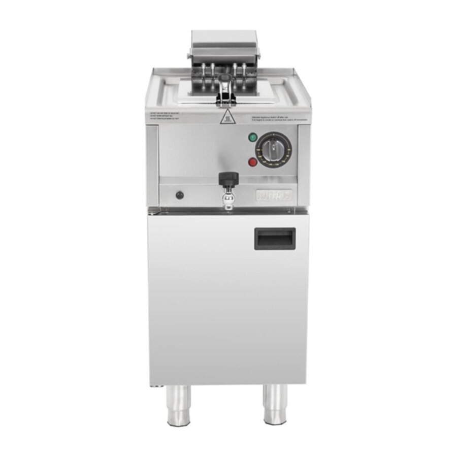Freistehende elektrische Fritteuse der Serie 600 mit einem Tank, 8 l