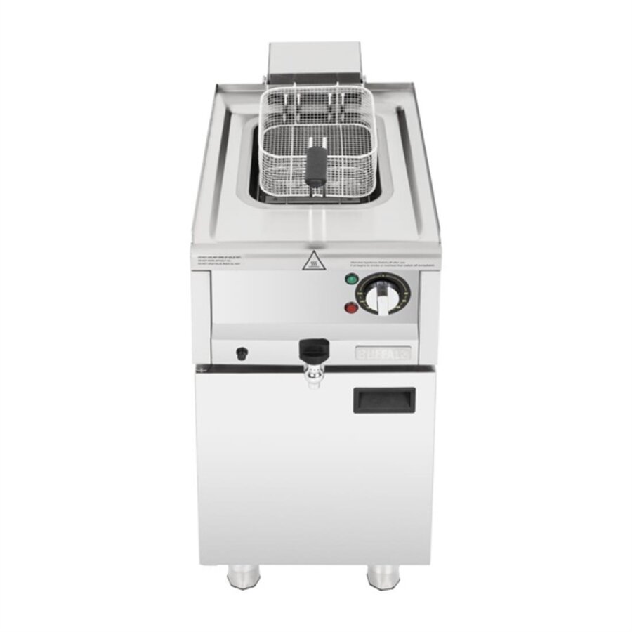 Freistehende elektrische Fritteuse der Serie 600 mit einem Tank, 8 l