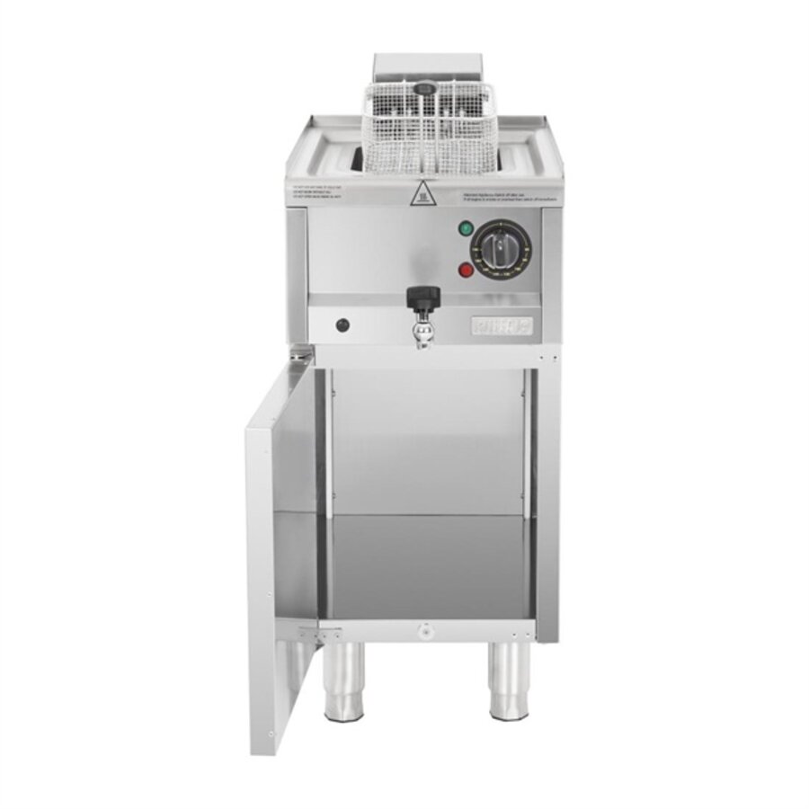 Freistehende elektrische Fritteuse der Serie 600 mit einem Tank, 8 l