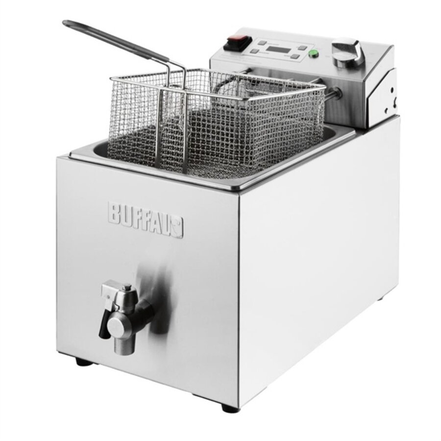Friteuse électrique simple avec minuterie 8 litres