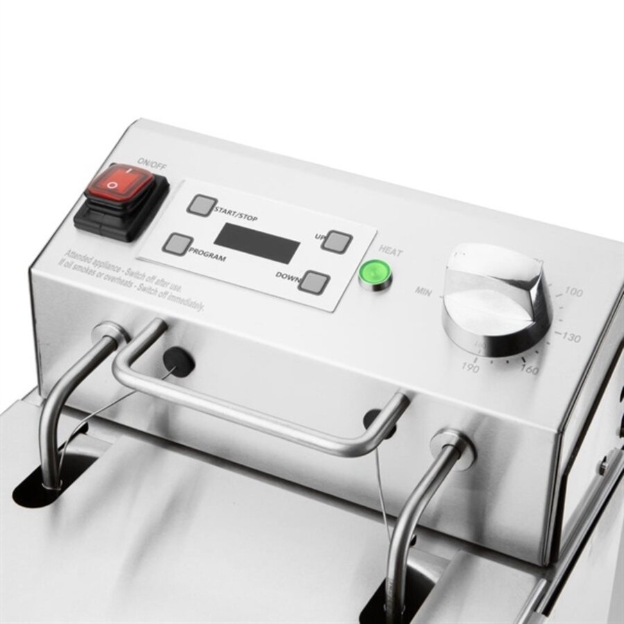 Friteuse électrique simple avec minuterie 8 litres