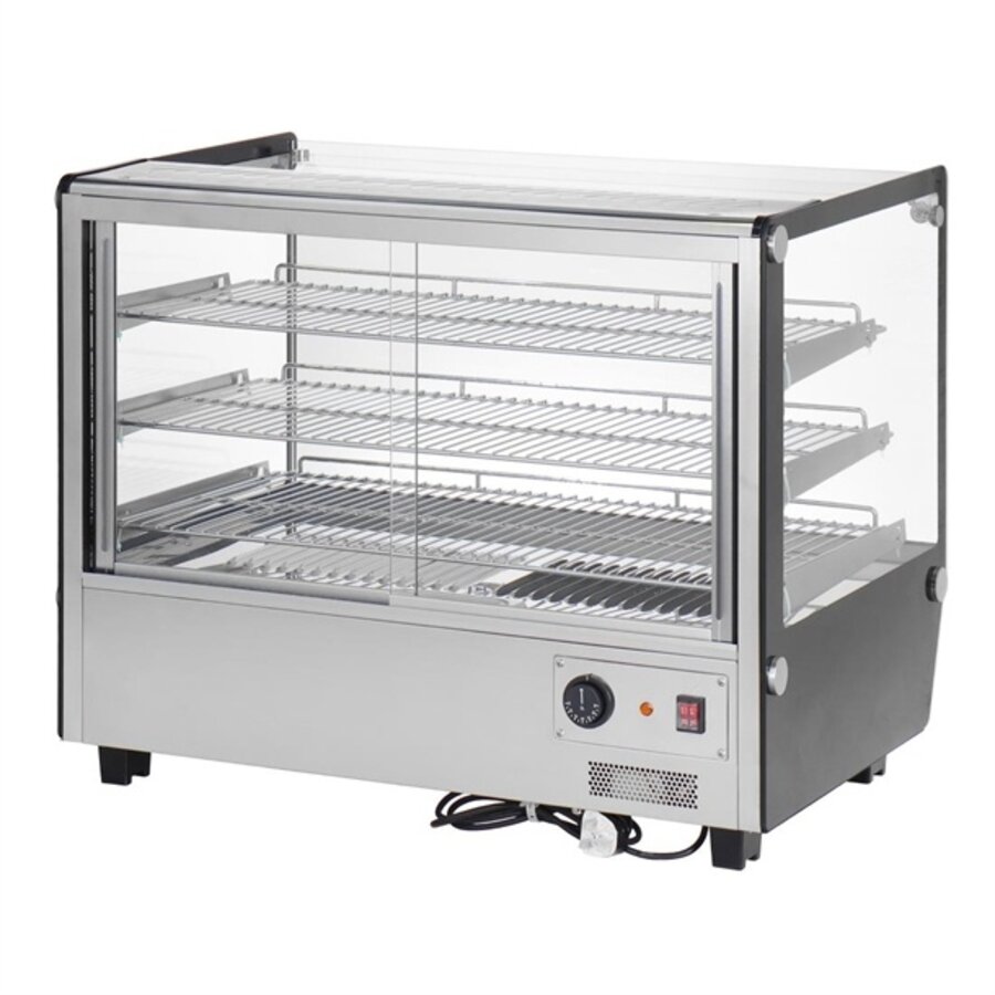 Square Warming Display Cases 68.6h x 85.6w x 56.8dcm
