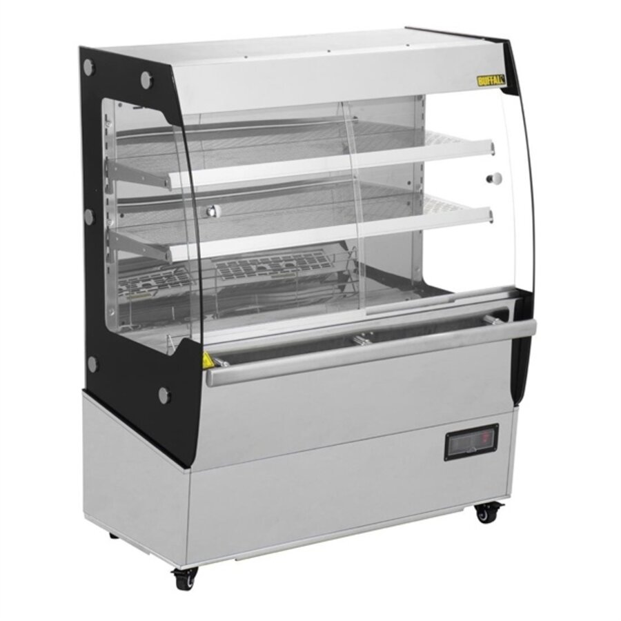 Wärmevitrine mit Schiebetüren 125,3h x 100b x 59,2t cm