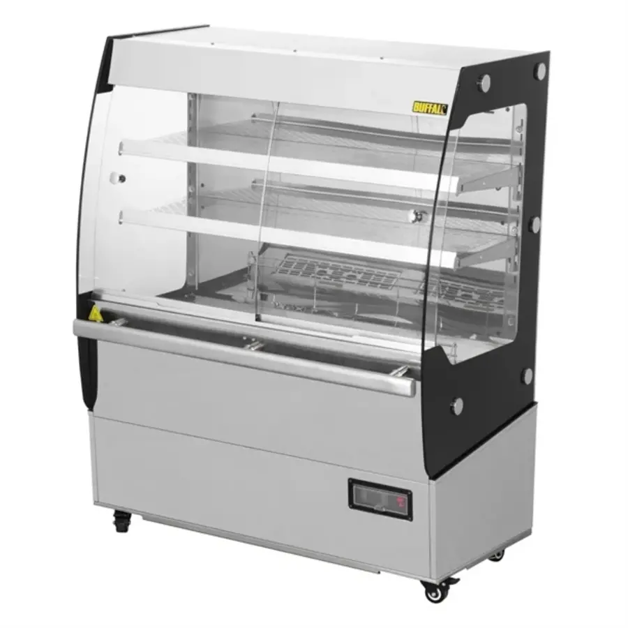 Wärmevitrine mit Schiebetüren 125,3h x 100b x 59,2t cm