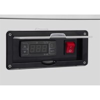 Warmhoudvitrine met schuifdeuren 125,3h x 100b x 59,2d cm