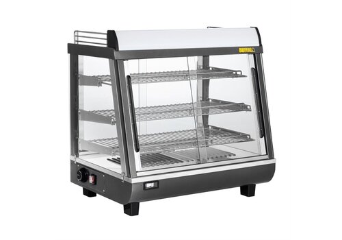  Buffalo Vitrine chauffante à portes avant et arrière 96 litres 66,25 h x 57,45 l x 48,4 p cm 