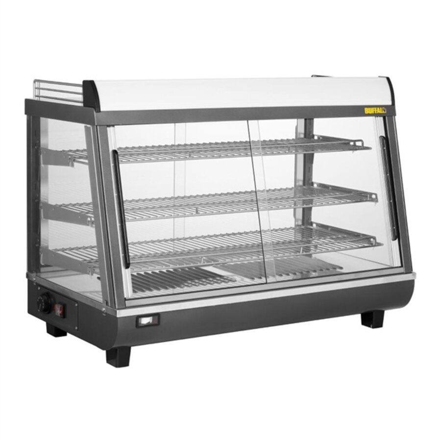 Heiße Verkaufstheke, Tür-Merchandiser, Vorder- und Rückseite, 136 l, 66,25 h x 91,5 b x 48,4 t cm