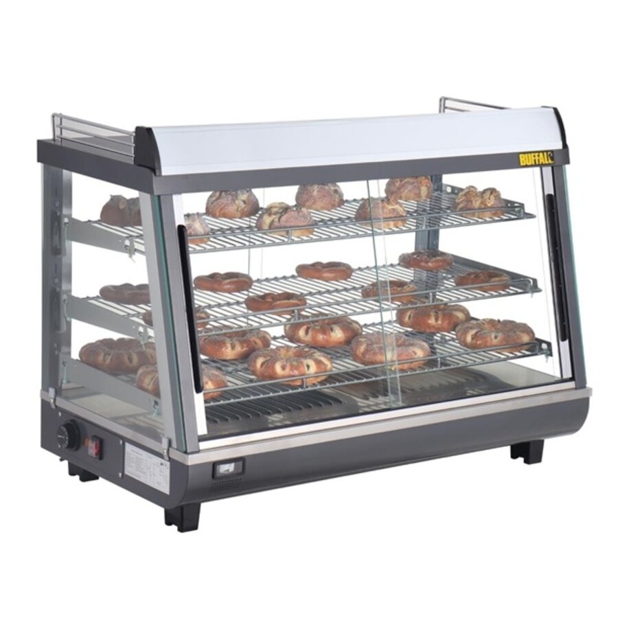 Heiße Verkaufstheke, Tür-Merchandiser, Vorder- und Rückseite, 136 l, 66,25 h x 91,5 b x 48,4 t cm