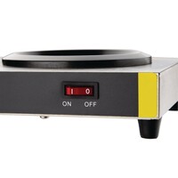 Plaque chauffante pour cafetière double 6,5 h x 33 l x 20 p cm