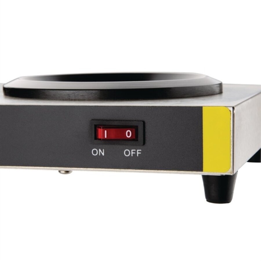 Plaque chauffante pour cafetière double 6,5 h x 33 l x 20 p cm