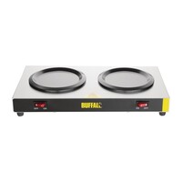 Plaque chauffante pour cafetière double 6,5 h x 33 l x 20 p cm