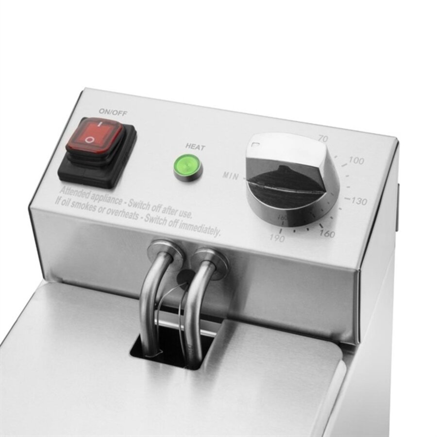 Friteuse simple 3 L 2000 W 28 h x 18 l x 41 p cm
