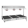Buffalo Voedselverwarmer Met Galerij 3X GN 1/1  56,7h x 103,6b x 50,1d cm