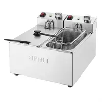 Double Tank Double Basket 2X3Ltr Countertop Fryer 2X2Kw 29.5h x 36w x 41d cm