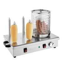 Hotdog warmer with 4 heating pins 37h x55b x34d cm