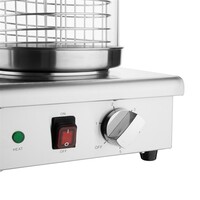 Hotdog warmer with 4 heating pins 37h x55b x34d cm