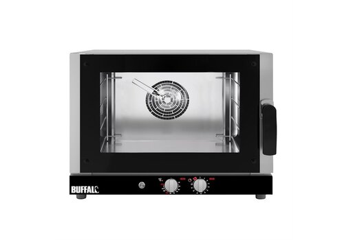  Buffalo Konvektionsofen mit Feuchte 4x GN 1/1 Dreiphasig 55h x 70b x 79t cm 