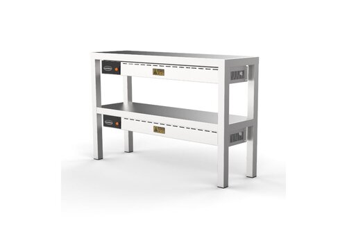  Combisteel 2-tier heating bridge | 2-tier delivery bridge 100 cm wide 