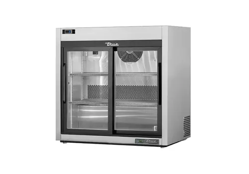  True Réfrigérateur Backbar à porte coulissante en acier inoxydable 89,3 h x 91,5 l x 53,4 p cm | Série Premium 