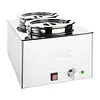 Buffalo Bain-marie avec 2 récipients de 5,2 L 32,7 h x 64,5 l x 43,2 p cm