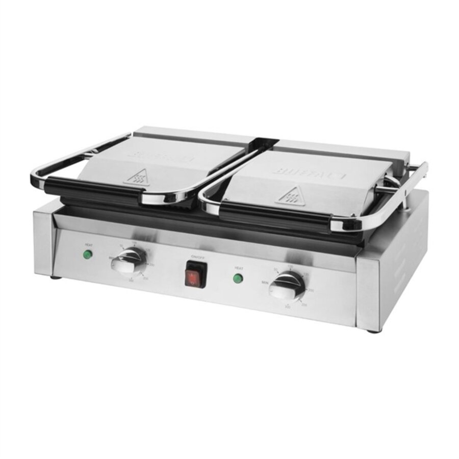 Doppelkontaktgrill-Flachplatten 21h x 55b x 39,5t cm