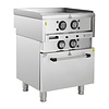 Buffalo Four à air chaud avec plaque de cuisson l 600 mm