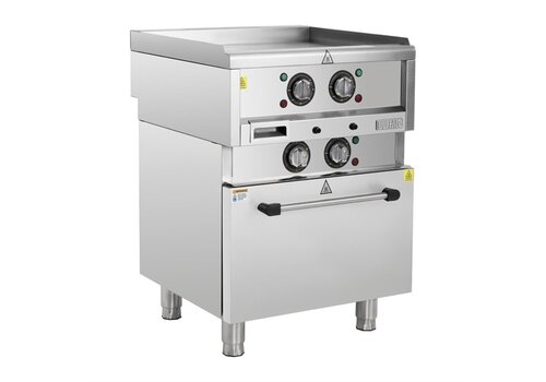  Buffalo Four à air chaud avec plaque de cuisson l 600 mm 