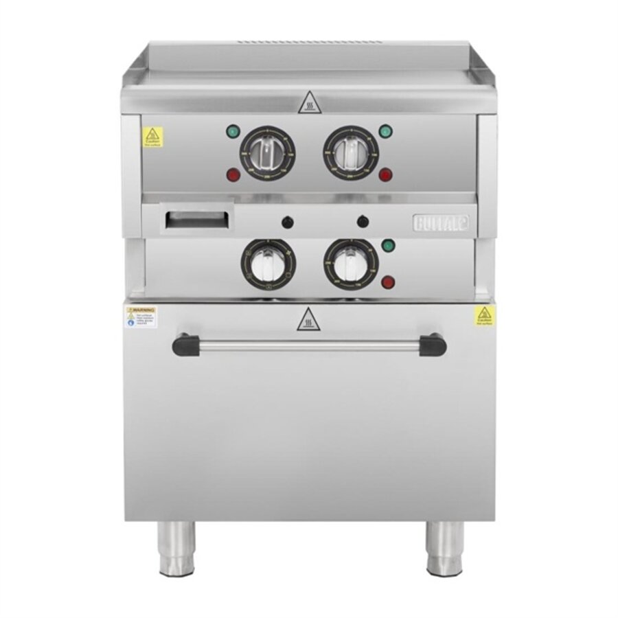Four à air chaud avec plaque de cuisson l 600 mm