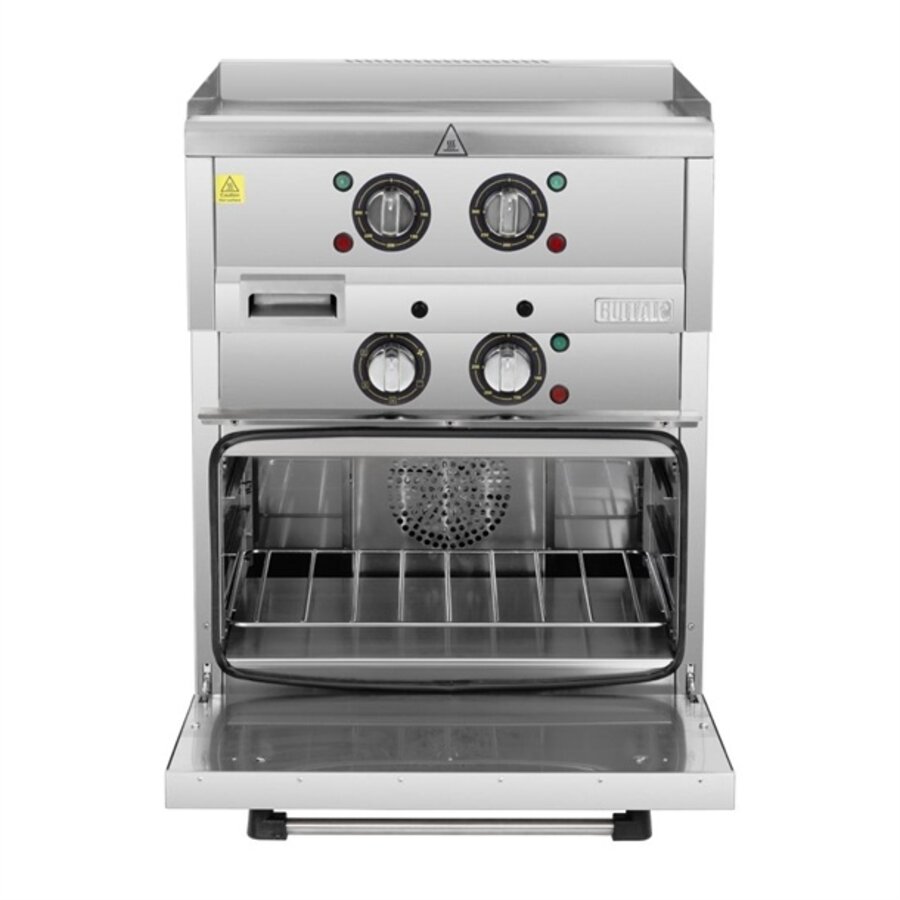Four à air chaud avec plaque de cuisson l 600 mm