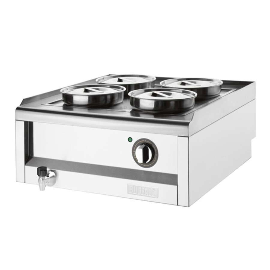 Bain Marie avec pots 29,5h x 60l x 64p cm