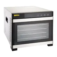 Étuve de séchage en acier inoxydable 6 tiroirs 39,3 cmh x 40 cmb x 50,5 cm