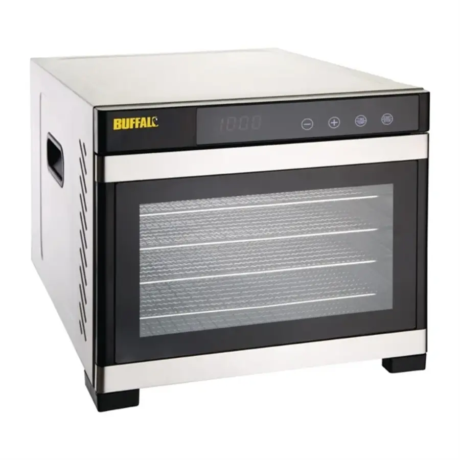 Étuve de séchage en acier inoxydable 6 tiroirs 39,3 cmh x 40 cmb x 50,5 cm