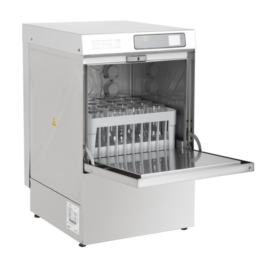 Lave-vaisselle en verre avec pompe de vidange 2,9 kW