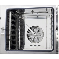 Four mixte en acier inoxydable, pose libre, avec kit d'installation, dimensions : 82,5 h x 79 l x 79 p cm