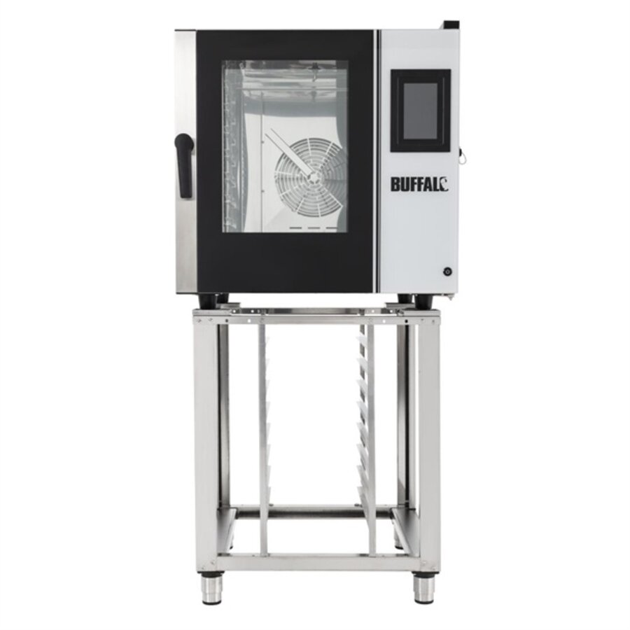 Four mixte en acier inoxydable, pose libre, avec kit d'installation, dimensions : 82,5 h x 79 l x 79 p cm