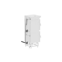 Four mixte en acier inoxydable avec kit d'installation 82,5 h x 79 l x 79 p cm