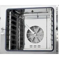Four mixte en acier inoxydable avec kit d'installation 82,5 h x 79 l x 79 p cm