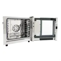 Four mixte en acier inoxydable avec kit d'installation 82,5 h x 79 l x 79 p cm