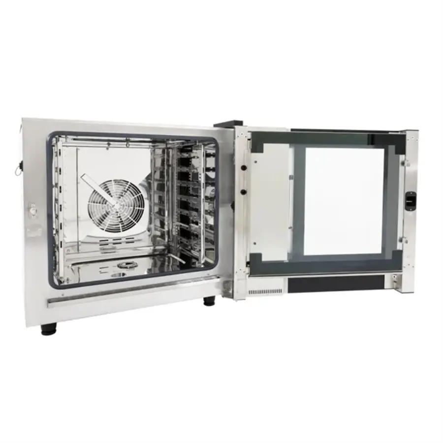 Kombidämpfer Edelstahl mit Installationssatz 82,5h x 79b x 79t cm