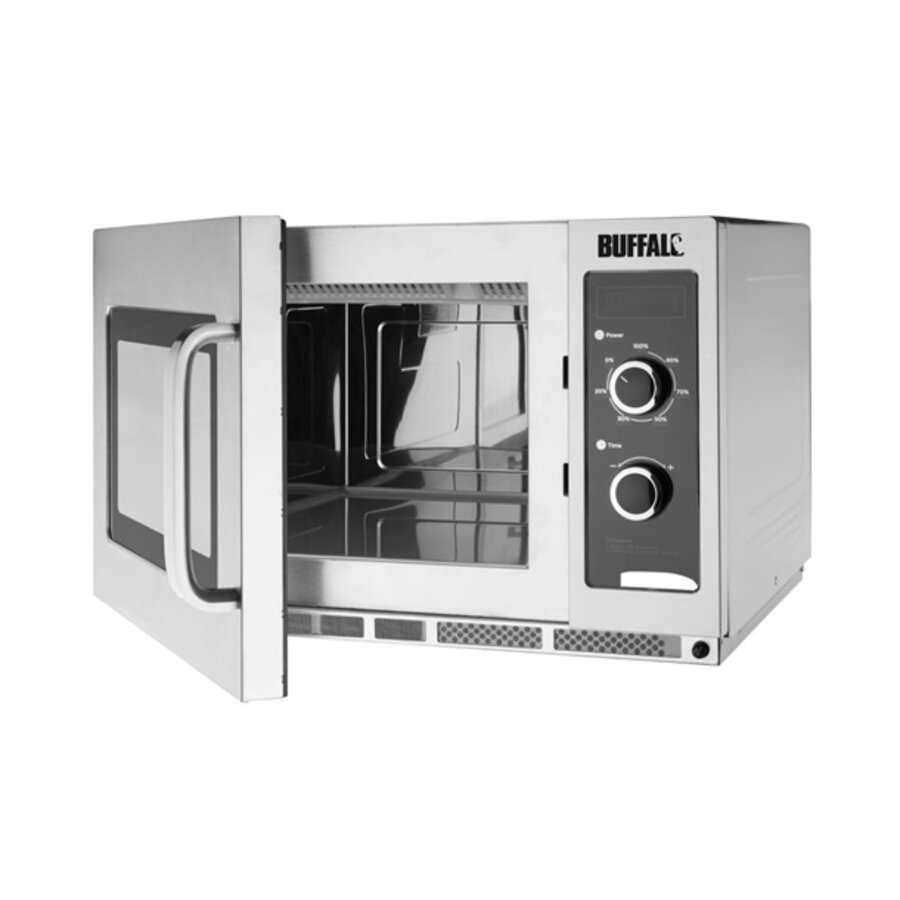 Micro-ondes en acier inoxydable 34 l 1800 W 36,8 h x 52,8 l x 57,4 p cm