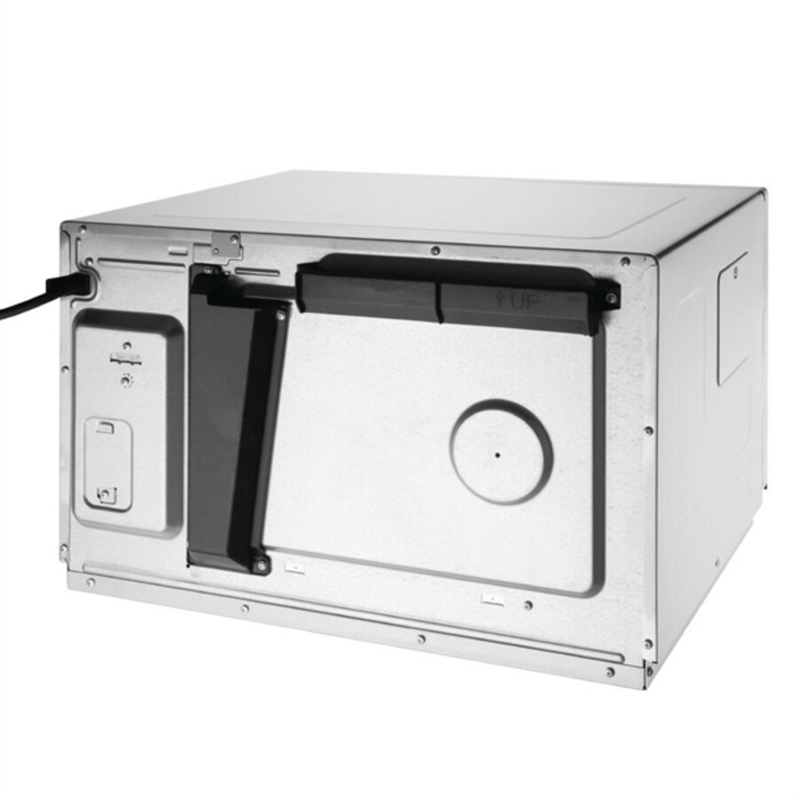 Micro-ondes en acier inoxydable 34 l 1800 W 36,8 h x 52,8 l x 57,4 p cm