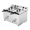 Buffalo Double induction fryer 3000W 41h x 57.6w x 47.8d cm
