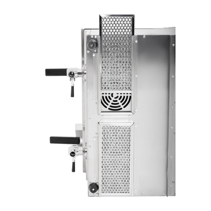Friteuse à induction double 3000 W 41 h x 57,6 l x 47,8 p cm
