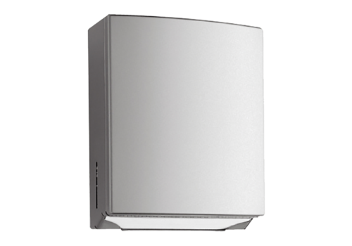 HorecaTraders Distributeur de serviettes | acier inoxydable | 0,8 mm | L 275 x P 125 x H 345 mm 